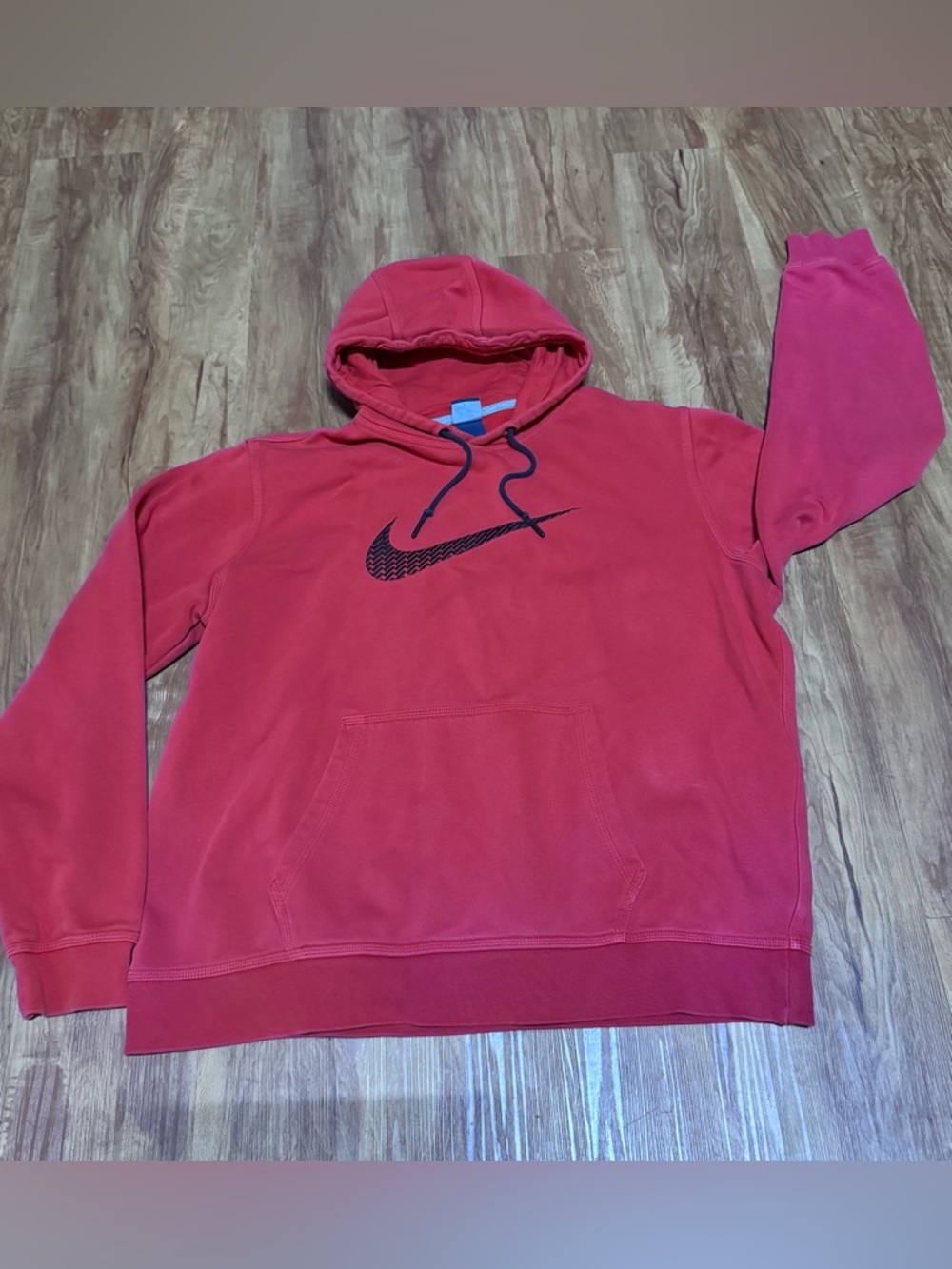 Nike dri fit Hoodie Mens XL Red Sweatshirt Pullover long sleeve hooded pullover